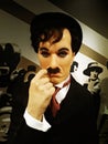 Wax figure of Charlie Chaplin at Madame Tussauds, Amsterdam.