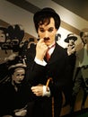 Wax figure of Charlie Chaplin at Madame Tussauds, Amsterdam.