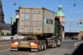 Maersk cargo contain in Copenhagen Denmark