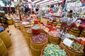 MONTEREY, CALIFORNIA: A taffy shop in the tourist area of Cannery Roy sells sweets in every flavor imaginable