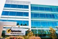 August 1, 2019 Mountain View / CA / USA - Exterior view of Symantec Corporation World Headquarters in Silicon Valley, south San