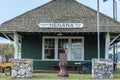 AUGUST 25, 2016 - Nenana train station, Alaska between Fairbanks and Seward