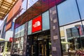 August 2, 2018 Palo Alto / CA / USA - The North Face store located in the upscale open air Stanford Shopping Mall, Silicon Valley Royalty Free Stock Photo