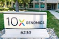 August 25, 2019 Pleasanton / CA / USA - 10x Genomics headquarters in Silicon Valley; 10x Genomics is an American biotechnology