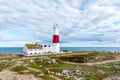 29 August 2020. Portland Bill Lighthouse. Dorset coast in Isle of Portland, UK.