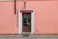 August 25, 2022 Prague, Czech Republic. Franz Kafka Museum. Background with copy space Royalty Free Stock Photo