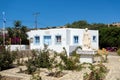 August 23rd 2017 - Lipsi island, Greece - The kindergarten of Lipsi island, Dodecanese, Greece Royalty Free Stock Photo