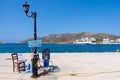 August 23rd 2017 - Lipsi island, Greece - The picturesque harbor of Lipsi island, Dodecanese, Greece Royalty Free Stock Photo