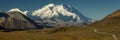 August 30, 2016 - The road up to Polychome Pass, Denali National Park, Alaska Royalty Free Stock Photo