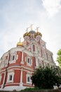 August 27, Russia, Nizhny Novgorod, red Church of the Cathedral of the Most Holy Theotokos