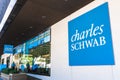 August 21, 2019 San Francisco / CA / USA - Charles Schwab office building in SOMA district; The Charles Schwab Corporation is a