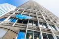 August 21, 2019 San Francisco / CA / USA - Salesforce logo displayed on the facade of Salesforce tower, the new corporate