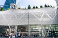 August 21, 2019 San Francisco / CA / USA - Salesforce Transit center is a major new regional transit hub located in SOMA District