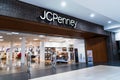 August 14, 2019 San Jose / CA / USA - JCPenney department store located in a mall in South San Francisco bay area