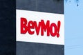 August 24, 2019 San Mateo / CA / USA - BevMo! sign displayed at one of their stores in San Francisco Bay Area; BevMo! is a chain Royalty Free Stock Photo