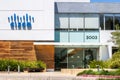 August 7, 2019 Santa Clara / CA / USA - CISCO IoT Cloud business unit formerly Jasper Technologies, Inc offices in Silicon