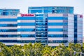 August 9, 2019 Santa Clara / CA / USA - McAfee HQ in Silicon Valley; McAfee, LLC is an American global computer security software Royalty Free Stock Photo