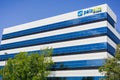 August 2, 2017 Santa Clara/CA/USA - Palo Alto Networks HQ building Royalty Free Stock Photo