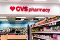 August 16, 2019 Sunnyvale / CA / USA - CVS Pharmacy located inside a Target store; CVS Health acquired Target Corporation`s