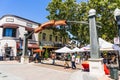August 17, 2019 Sunnyvale / CA / USA - Entrance to the `Murphy Historic Avenue`, the site of a farmers` market each Saturday morni