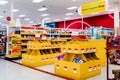 August 16, 2019 Sunnyvale / CA / USA - School Supply dedicated area in a Target store, with a wide selection of products for all