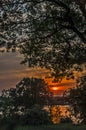 August Sunset on Manistee Lake