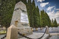 French monument honoring fallen soldiers in WWI