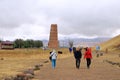 August 31 2023 - Tokmok, Kyrgyzstan: Old Burana tower located on famous Silk road Royalty Free Stock Photo