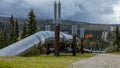 August 26, 2016: Trans-Alaska Pipeline moves crude oil from Prudhoe Bay to the ice free port of Valdez, Alaska