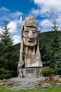 Trail of the Whispering Giants totem in Valdez Alaska