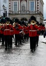 7 August 2021 - Windsor, UK: Changing of the Guard with uniformed soldiers