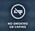 Smoking and Vaping Prohibited