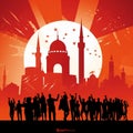 August 30 celebration of victory and the National Day in Turkey. Ai Generated