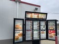 Arbys restaurant fast food drive thru order menu