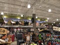 Cabelas retail store Cabela Parkway wall decor disant scene