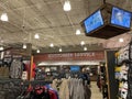 Cabelas retail store Cabela Parkway 4 way TV on ceiling
