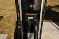 Car EV charging station by Georgia Power Chargepoint logo