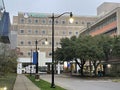 Childrens hospital of Georgia exterior street lights and road