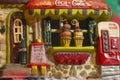 Coca Cola Holiday Vintage Village collection Ice Cream Parlor building ive cream cones