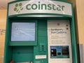 Coinstar machine in a retail store