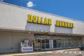 Front of a Dollar General store Royalty Free Stock Photo