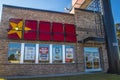 Hardees Fast Food Restaurant side view Royalty Free Stock Photo