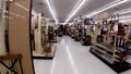 Hobby Lobby retail store interior neat walkway