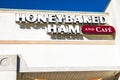 Honey Baked Ham restaurant building sign