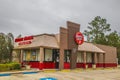 Huddle House Restaurant closed building corner view