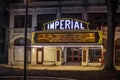 Imperial Theater at night downtown Augusta Georgia