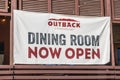 Outback Steakhouse Dining Room Now Open banner