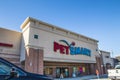 PetSmart in a busy shopping plaza Royalty Free Stock Photo