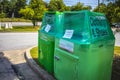 Recycling bins closed off due to covid-19 close side