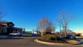 Side view of Chilis restaurant and cars